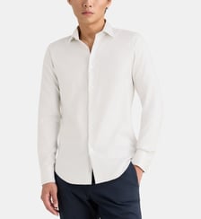 Chemise slim coton stretch piqué Calvin Klein