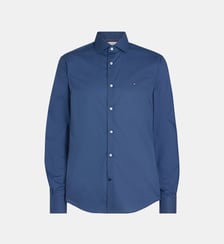Chemise slim micro motifs coton stretch Tommy Hilfiger