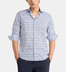 Chemise slim fleurie coton Tommy Hilfiger
