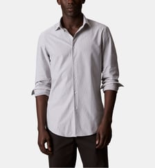 Chemise droite à rayures Calvin Klein