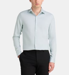 Chemise slim en coton mélangé Calvin Klein