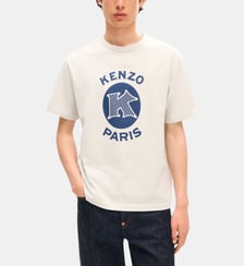 T-shirt Paris Emblem droit en coton signature Kenzo