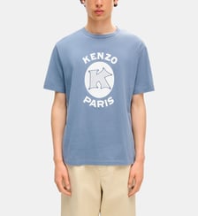 T-shirt Paris Emblem droit en coton signature Kenzo