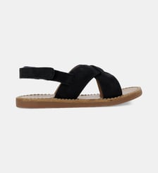 Sandales Plage Stitch cross en cuir nubuck Pom D'Api