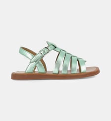 Sandales Plagette Strap en cuir Pom D'Api