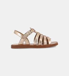 Sandales Plagette Strap en cuir Pom D'Api