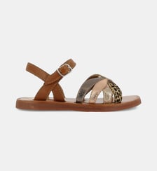 Sandales Plagette Oto en cuir  Pom D'Api