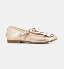 Ballerines en cuir motif floral Pom D'Api