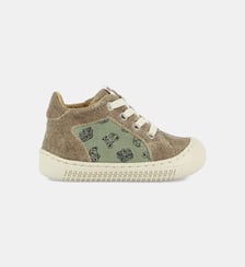 Bottillons Yaka Star en cuir imprimé Pom D'Api