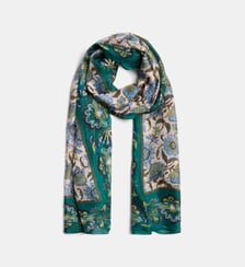 Foulard Lolina en soie à motif floral Galeries Lafayette