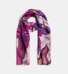 Foulard Laurane fleurs Galeries Lafayette