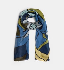 Foulard Laurane fleurs Galeries Lafayette