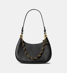 Sac épaule Marcy moyen zippé en cuir Lauren Ralph Lauren