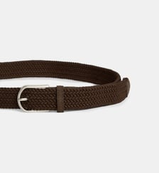 Ceinture Bidio Suède cordages tressés Galeries Lafayette
