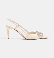 Escarpins à Bride arrière en cuir Valentino Garavani