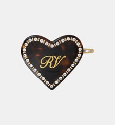 Barrette Heart signature Roger Vivier