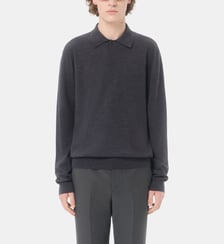 Polo droit en laine Valentino Garavani