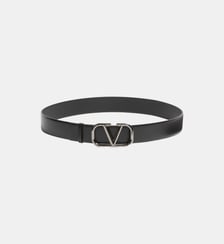 Ceinture Vlogo signature en cuir Valentino Garavani