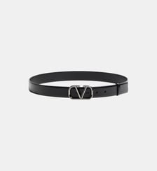 Ceinture Vlogo signature en cuir Valentino Garavani