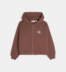 Sweat zippé à capuche coton  Calvin Klein