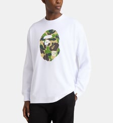 T-shirt droit ABC Camo Ape Head camouflage coton A BATHING APE ®