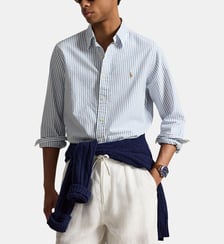 Chemise Oxford seersucker Custom Fit signature en coton Polo Ralph Lauren