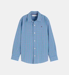 Chemise droite signature Tommy Hilfiger