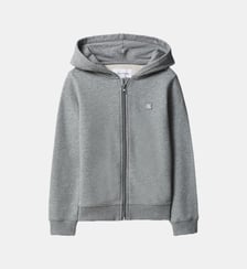 Sweat droit zippé signature Calvin Klein