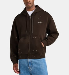 Hoodie droit Painter taches de peinture coton Carhartt WIP