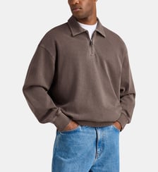 Sweat polo Harper aspect délavé coton Carhartt WIP