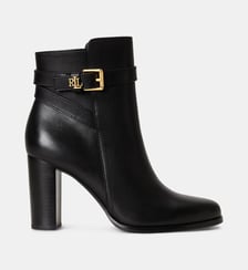 Bottines à talon Brooke II en vachette Lauren Ralph Lauren