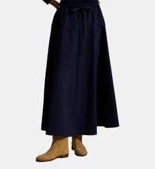 Jupe trapèze en toile de coton Polo Ralph Lauren