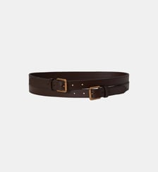 Ceinture à deux boucles en cuir Lauren Ralph Lauren