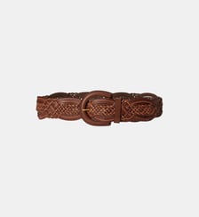 Ceinture en cuir motif tressé Lauren Ralph Lauren