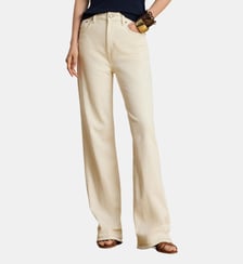 Jean taille haute Straight Fit en coton Lauren Ralph Lauren