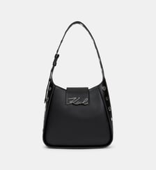 Sac hobo en cuir à clous Karl Lagerfeld