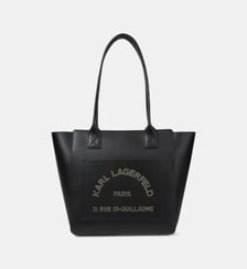 Sac cabas cuir signature Karl Lagerfeld