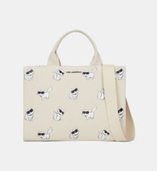 Sac cabas coton mélangé Choupette Karl Lagerfeld