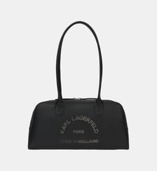Sac bowling cuir signature Karl Lagerfeld