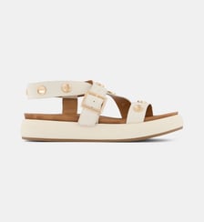 Sandales plateformes brides studs cuir Inuovo