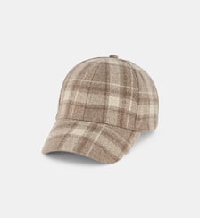 Casquette Val tartan feutrée Galeries Lafayette