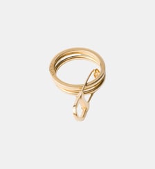Bague en métal signature Prada