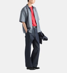 Chemisette droite col classique Prada