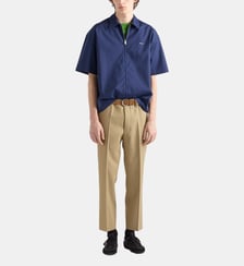 Chemisette droite col classique Prada