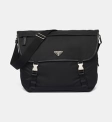 Sacoche en Re-Nylon et cuir saffiano Prada