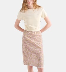 T-shirt droit col rond Prada