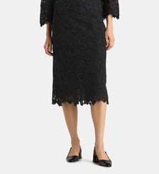 Jupe midi Felice Guipure Galeries Lafayette