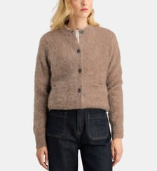 Cardigan doux Fido C laine mélangée  Galeries Lafayette