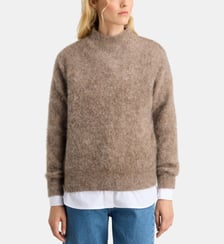 Pull Fido R laine et mohair mélangés Galeries Lafayette