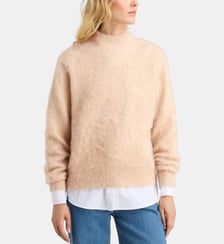 Pull Fido R laine et mohair mélangés Galeries Lafayette
